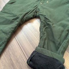 90cm 95cm 裏起毛パーカー95、しまむら裏起毛ズボン95、柄ズボン90の画像