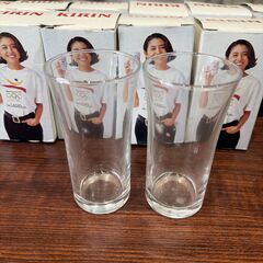 新品 キリン ビールグラス レトロ 10個セットの画像