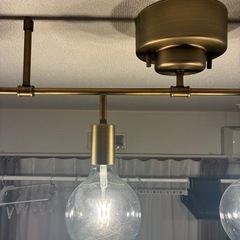 定価26400円　4灯シーリングライト　真鍮ゴールドの画像