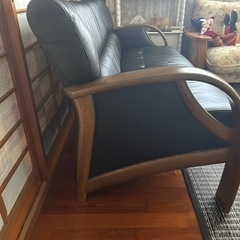 【カリモク家具】2〜3人がけソファの画像