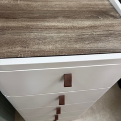 オシャレ　プラケース　収納ケース　5段の画像