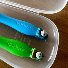 EDISONmama トーマス スプーン フォーク セットの画像