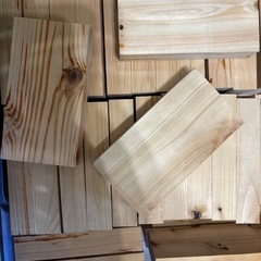 天然木 大量 木の板 無垢板 木材 端材 DIY 13×7×2.5cm  の画像