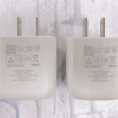 ( M-943 )IQOS アイコス S82A45 ACアダプタ 5V2A USB 充電器 Type-C ２個 ケーブル１本 まとめて まとめ売り 中古 動作確認済みの画像