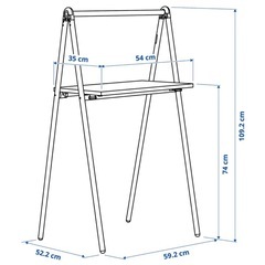 IKEA イケア　折り畳みデスク//テーブルの画像