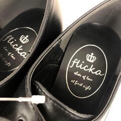 【新品保管品】‪︎❤︎‪︎ flicka/フリッカ‪︎☆靴 紐タイプ ブラックSの画像