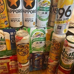即受渡⭐︎ビール43本まとめ売りの画像