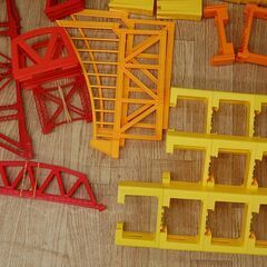 プラレール 橋脚 約2.6kg 情景パーツ 鉄橋 ブロック橋脚 ミニ橋脚 まとめて セット タカラトミー 札幌市 清田区 平岡の画像