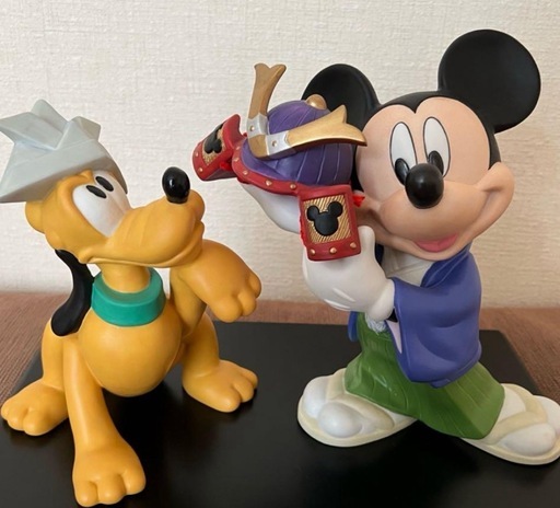5月人形 ミッキーマウス プルート 陶器製