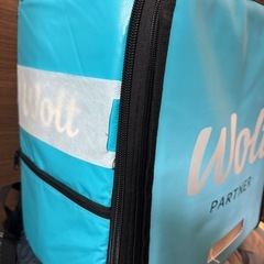 未使用品！配達用バッグ 大型 青の画像