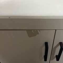 食器棚★レンジ台★ホワイト★棚★ラック★キッチン収納の画像