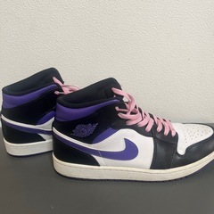 ナイキ エア 29cmジョーダン 1 ミッド SE "コートパープルの画像