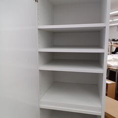 ★リユースのサカイ水戸店★  収納棚 ホワイト H180×D44.5×W45 クリーニング済み MT5706の画像