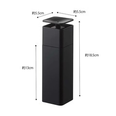 山﨑実業　tower 片手で出せるディスペンサー　ホワイトの画像