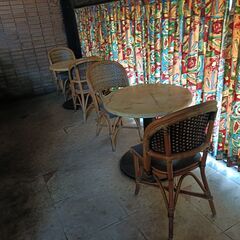 飲食店使用椅子、テーブル等の画像