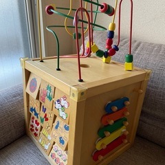 エドインター　森のあそび箱　木製 知育玩具の画像