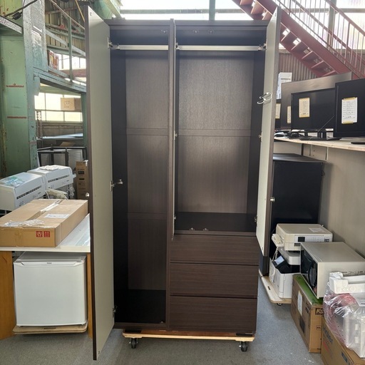 ⭐️NITORI⭐️ マルチタンス 洋服衣類収納 ダークブラウン 大阪市近郊配送無料 ⭐️NITORI⭐️ マルチタンス 洋服、衣類収納 ダークブラウン 大阪市