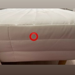 無印良品　脚付シングルベッド
の画像