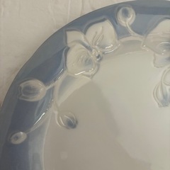 ハナエモリ プレート 1枚 花柄 蝶柄の画像