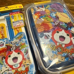 ジバニャン 妖怪ウォッチ お弁当箱 お箸セットの画像