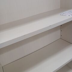 ★リユースのサカイ水戸店★  収納ラック ホワイト H165×D30.5×W70 クリーニング済み MT5712の画像
