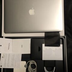 MacBook Pro Retina 15インチ・高性能クアッドコアCi7／大容量メモリー16GB搭載／大容量SSD-512GB搭載／Office2019／MacOS（最新Sequoia）とWindows11デュアルブート設定済にて都度選択起動OK・箱付フルセットの画像