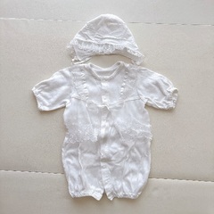 新生児服(セレモニードレス、肌着、ロンパース)の画像