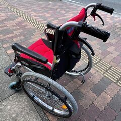 🦽ケアテックジャパン🦽自走介助兼用 車椅子 ハピネスプレミアム🦽CA-32SU🦽No.1613🦽の画像