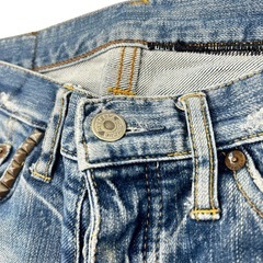 【希少XXS】HYSTERIC GLAMOUR ダメージデニム スタッズ加工の画像