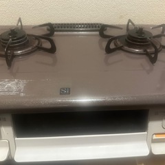 パロマ★ブラウンカラーのガスコンロの画像