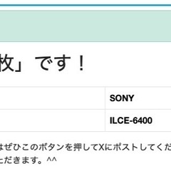 SONY α6400ダブルズームキット ほぼ新品の画像