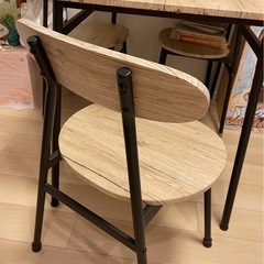 ダイニングテーブルセット 5点セット(テーブル×1、チェア×4) オーク の画像
