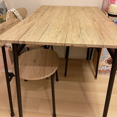 ダイニングテーブルセット 5点セット(テーブル×1、チェア×4) オーク の画像