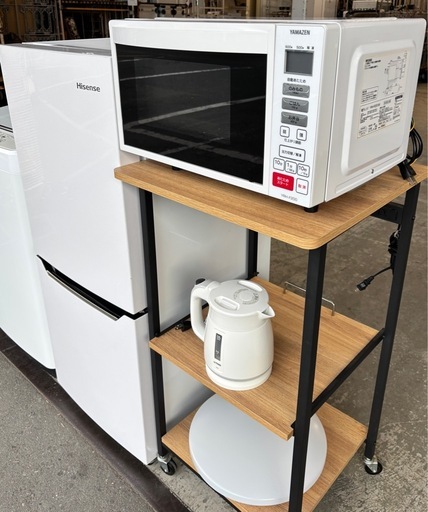 ?ハイセンスおそろい家電セット＋おまけ付き  洗濯機・冷蔵庫・電子レンジ・ケトル・LED照明 ?【配達可能・保証あり】 