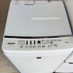 🌿ハイセンスおそろい家電セット＋おまけ付き  洗濯機・冷蔵庫・電子レンジ・ケトル・LED照明 🚚【配達可能・保証あり】 の画像