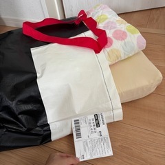 ベビー布団/プレイマット（※IKEAのおしゃれ袋つき）の画像