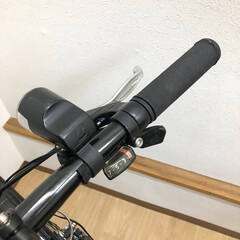 ss7711　ブリヂストン クロスバイク 27インチ メタリックグレー TB1 7段変速 鍵付き BRIDGESTONE 自転車 27型 通勤・通学 自転車 中古の画像