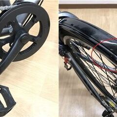 ss7711　ブリヂストン クロスバイク 27インチ メタリックグレー TB1 7段変速 鍵付き BRIDGESTONE 自転車 27型 通勤・通学 自転車 中古の画像