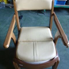 お引取り限定/三重県/値引不可(値引きコメント返信不可)　付属品不足　介護トイレ　安寿　【20251009-1】の画像