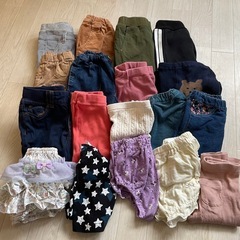 【受け渡し予定】女の子　服 90-80 まとめ売り　約50着の画像