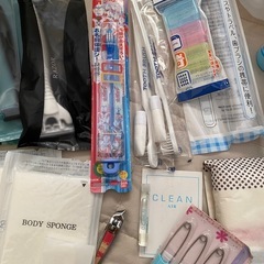 洗面用品いろいろの画像