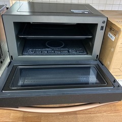 安心の6ヶ月保証付。【SHARP オーブンレンジ　RE-SD18A-B 2022年製　900W】取りに来れる方限定の画像