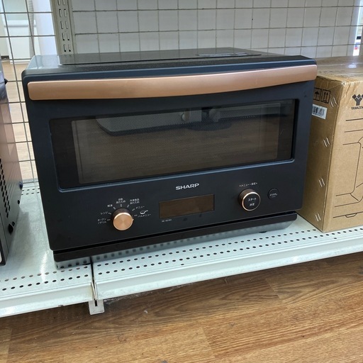 安心の6ヶ月保証付。【SHARP オーブンレンジ　RE-SD18A-B 2022年製　900W】取りに来れる方限定