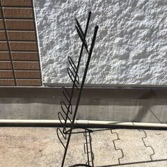 JM20337Y　スリッパラック/シューズラック ・外寸 　幅：約27.5cm 高さ：約76cm 奥行：約19cm中古品【取りに来られる方限定】の画像