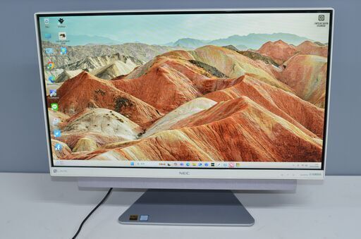 中古一体型パソコン NEC DA770/K Windows11+offce core i7-8550U/爆速SSD512GB/メモリ8B/23.8インチ/WEBカメラ/ブルーレイ/テレビ機能①