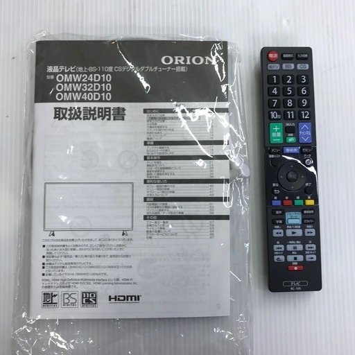 ORION 32インチ 液晶テレビ 2024年製 OMW32D10