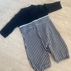 【お話中】美品❣️袴風ロンパース50〜70cmの画像