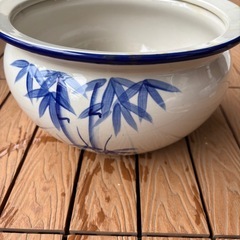 睡蓮鉢D 水鉢火鉢　ビオトープ　の画像