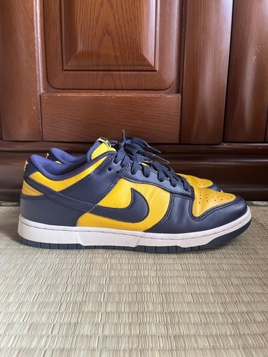 靴/バッグ NIKE dunk low Michigan 27cm