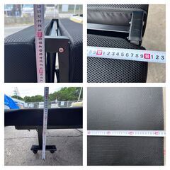 【✨コンパクト✨】ニトリ 折りたたみベッド ブラック 現状品❗️簡易清掃済み✨‼️の画像